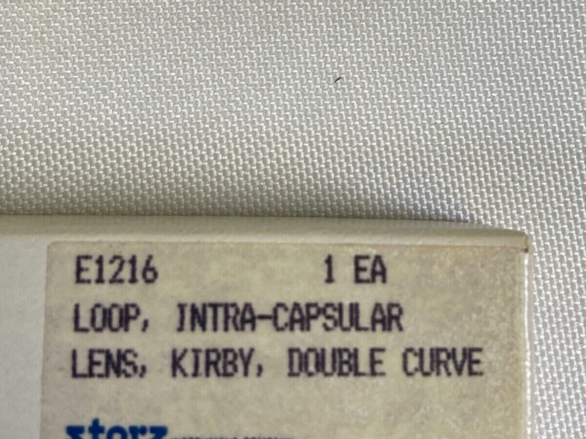KARL STORZ E1216 Loop Intra Capsular Lens Kirby Double Curve — photo 2