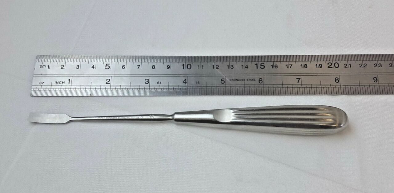 JARIT 380-325 7mm Curve 7-3/4in Heavy Periosteal Nasal Elevator — photo 4