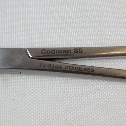 CODMAN 19-8104 Crafoord Coarctation Clamp Curved Jaws 9.5" Cardio CVOR Set of 4 — photo 7