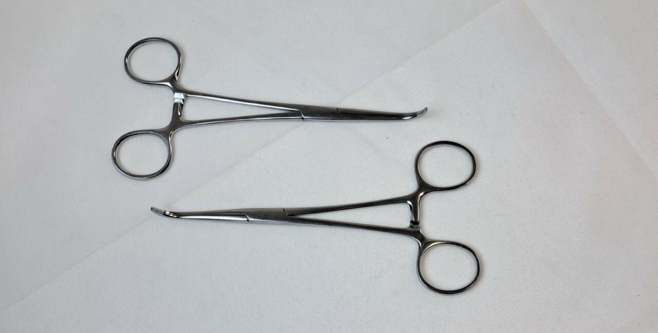 JARIT 140-224 Lot of 2 Mixter Forceps, Thoracic 6-1/4in. — photo 2
