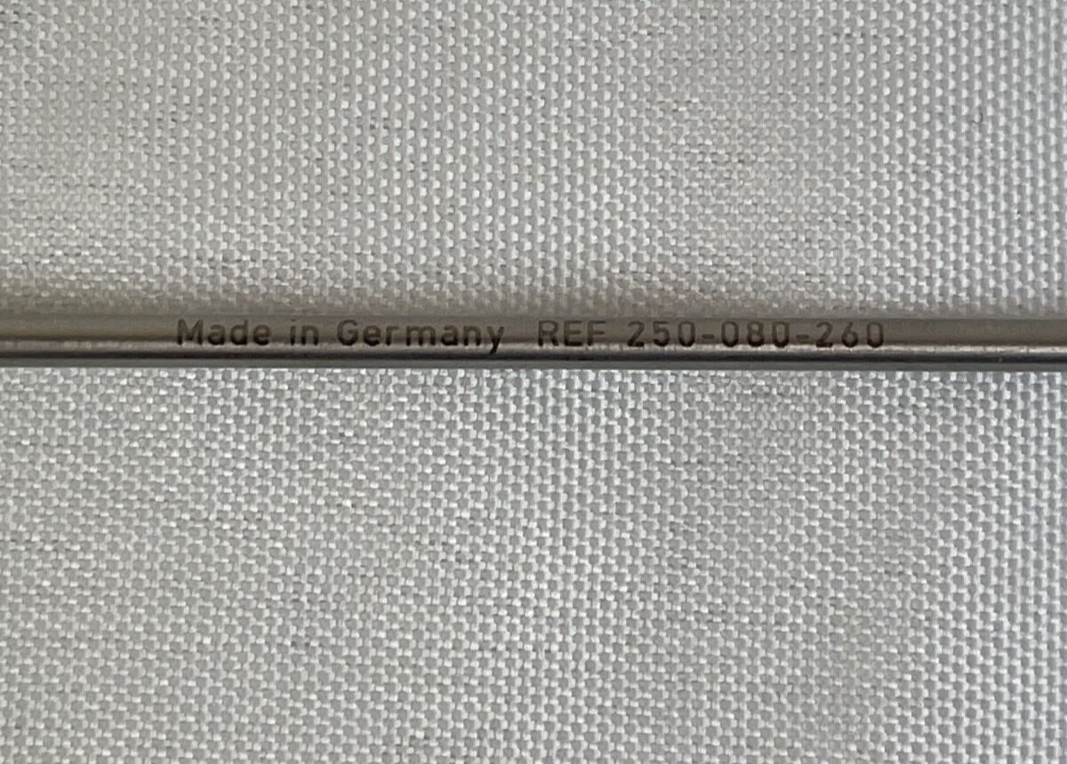 STRYKER 250-080-260 Laparoscopic Insert 5mm x 33cm Hook Scissors — photo 3