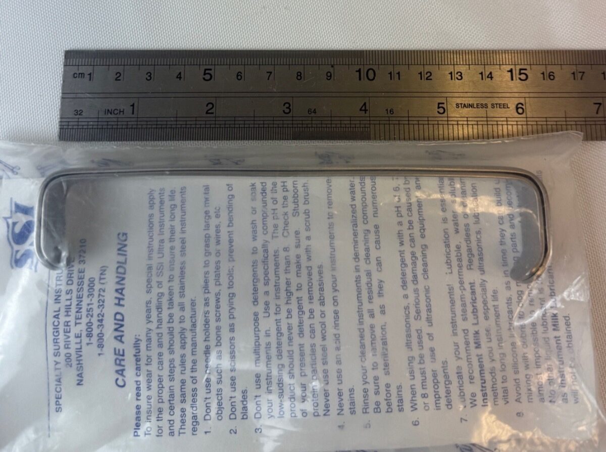 SSI ULTRA 22-1418 Parker Retractors 1/2" x 7" Orthopedic General Surgery - Pair — photo 4