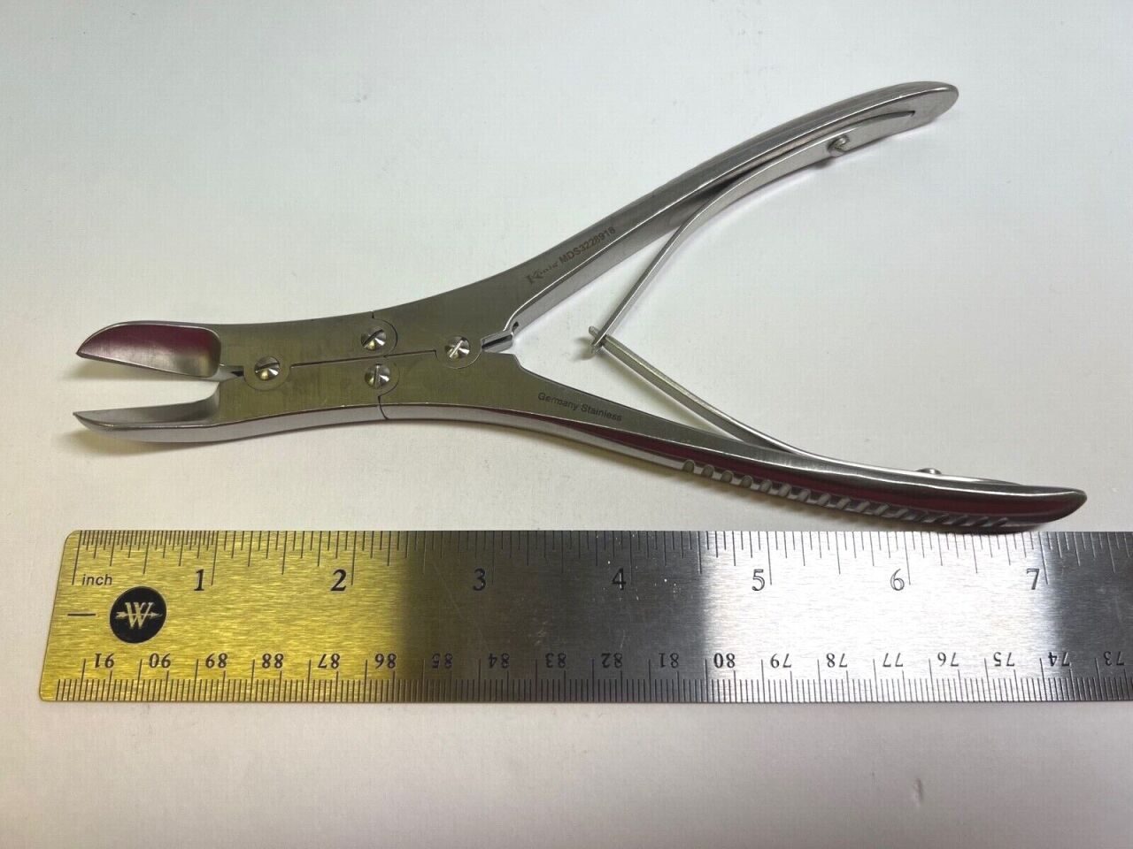 KONIG MDS 3228918 Ruskin Double-Action Forceps 7.25" Angled Blades — photo 6