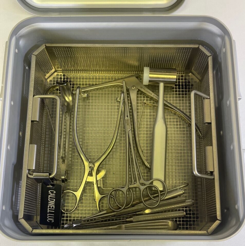 VARIOUS  13 Piece Aesculap Millennium Surgical Caldwell-Luc Instrument Set w/ Case — photo 9