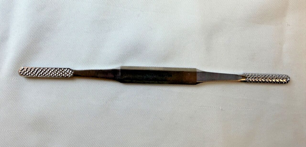 AESCULAP MA418R Fomon Bone Rasp 6.5mm Dual End Fine & Coarse 215mm Orthopedics