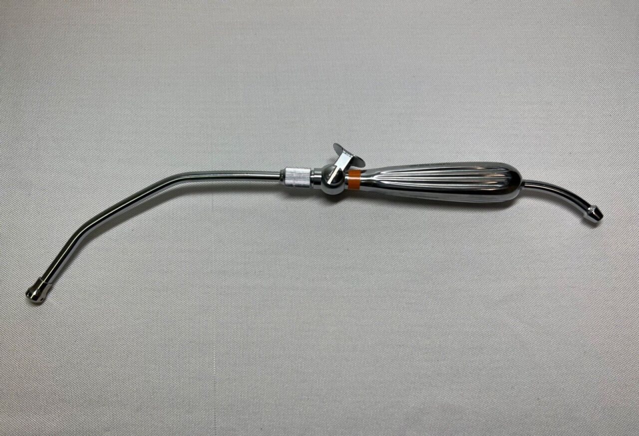 JARIT 170-122 Yankauer Angled Suction Tube w/ Control Valve 13" X 11mm — photo 1