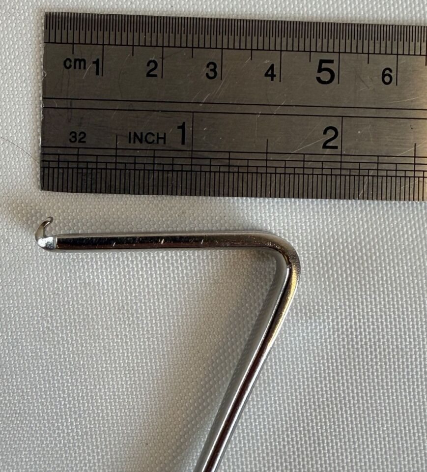 W. LORENZ 01-0150 Hargis Piriform Rim Retractor Convex Blade Maxillofacial — photo 6