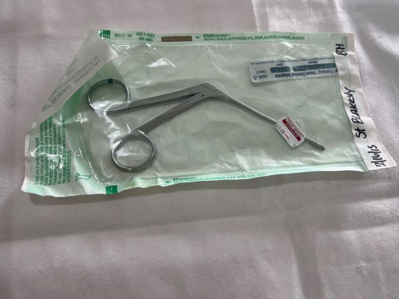 SNOWDEN-PENCER 88-0675 Sheen Killian Forceps Serrated Tips 7" Length — photo 7