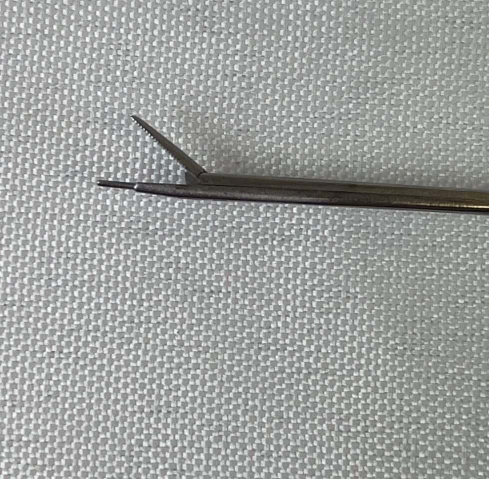 KARL STORZ N0551 Leivers Vent Tube Introducer Forceps Delicate Jaw 2.5mm Rod — photo 3