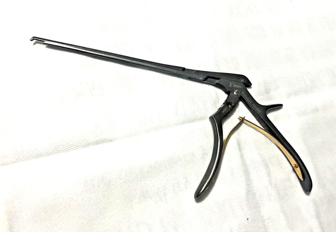 RUGGLES RB4892 Kerrison Rongeur 2mm x 40deg Down Bite 8" Length