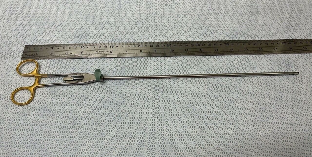 ELMED 52505-45LL Laparoscopic Needle Holder Straight 8mm TC Tip 33cm — photo 4