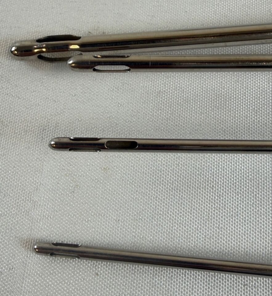 ADVANCED AESTHETIC RESOURCES Liposuction Cannulas & Handle Set of 4 w/ Tray — photo 4