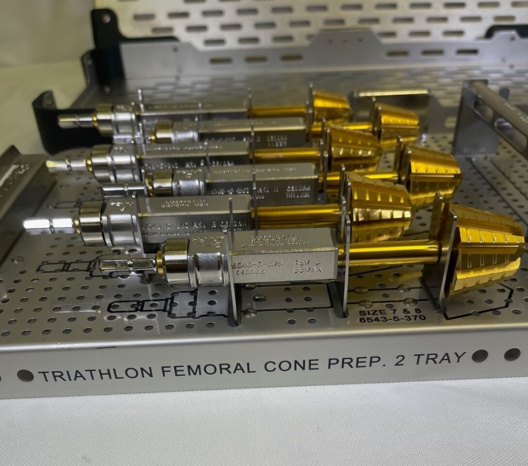 STRYKER 6543-8-018 Triathlon Femoral Cone Prep Tray 2 — photo 2