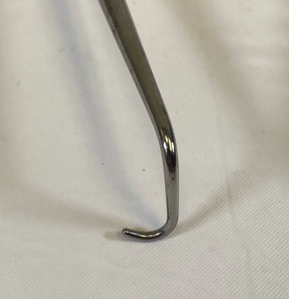 W. LINK 64-4160/16 Kolbel Soft Tissue Retractor 190mm Single Prong Straight Fine — photo 4