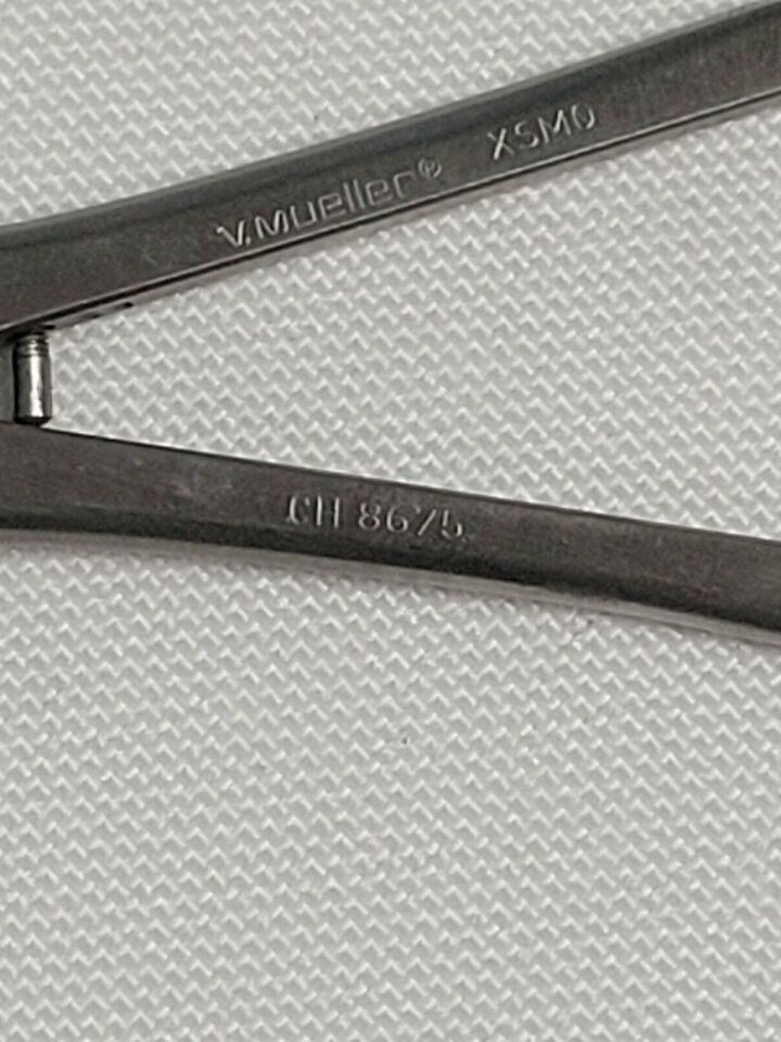 V. MUELLER CH8675 Leather Karmody In-Situ Valve Scissors Alligator Blunt Blades — photo 2