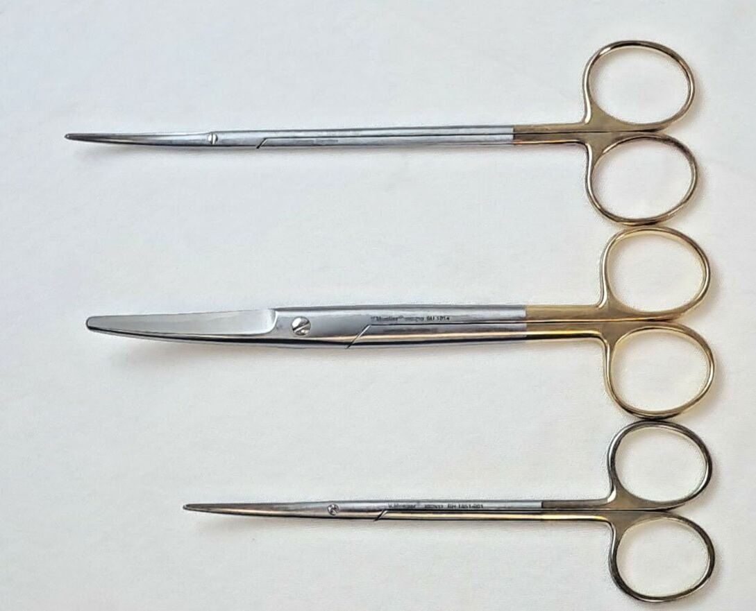 V. MUELLER  Lot of 3 Scissors Metzenbaum Mayo TC Vital — photo 2