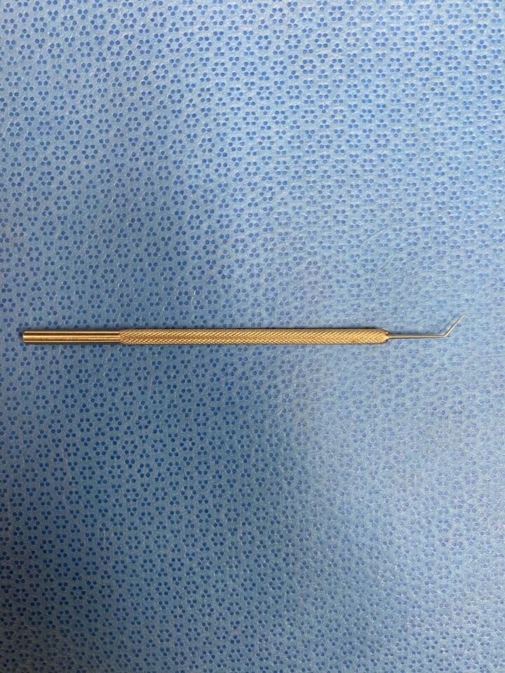 KARL STORZ E572 Fenzl Insertion Hook Angled 45deg, 10mm Shaft, 0.2mm Tip — photo 3