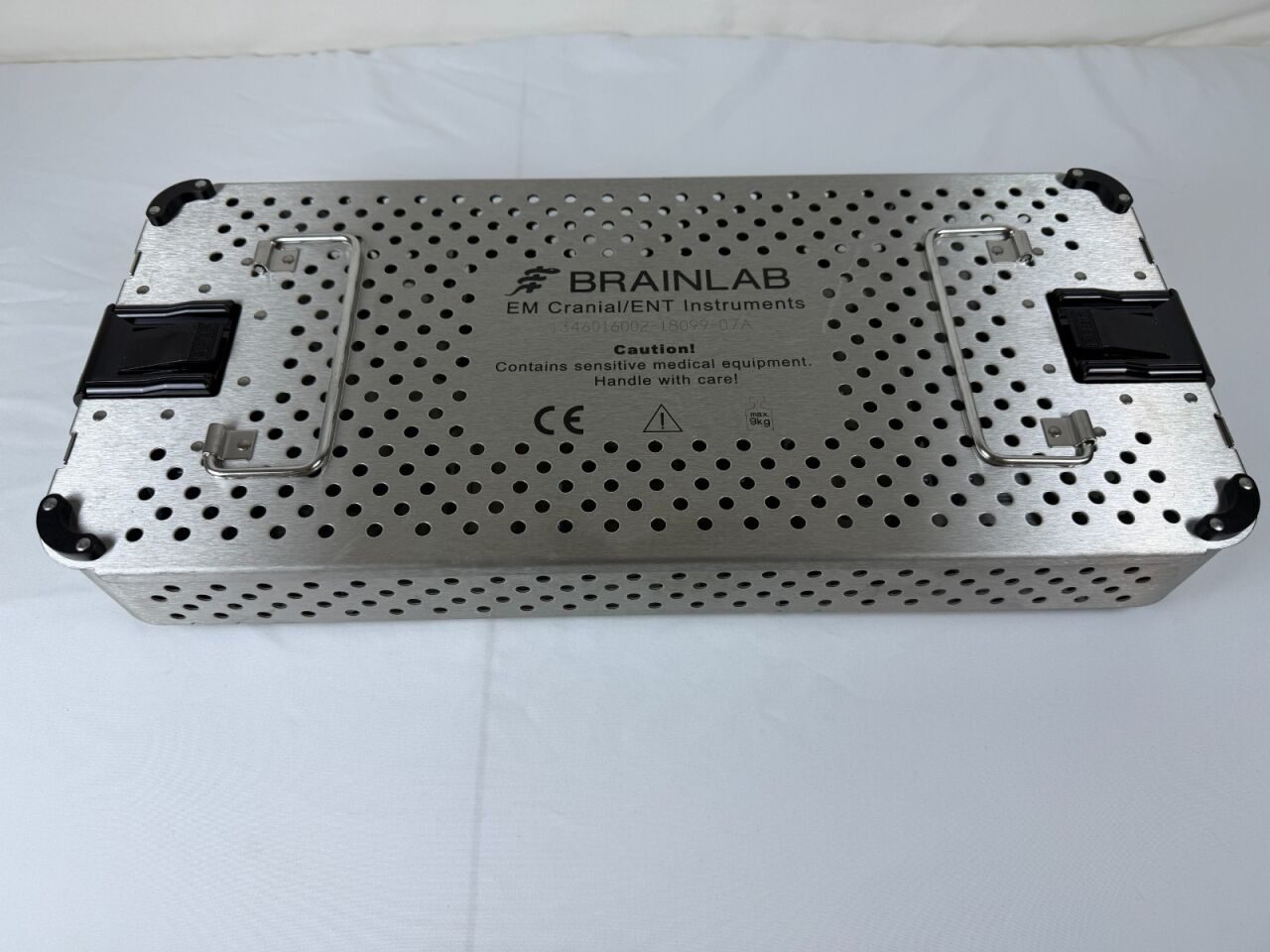 BRAINLAB EM Cranial/ENT Instrument Sterilization Tray w/ Lid ENT/CMF Instrumentation Set — photo 4