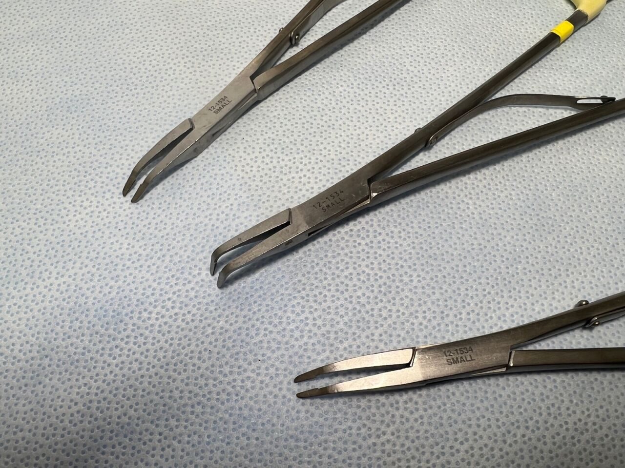 PILLING 12-1534 Lot of 3 Open Ligating Clip Appliers 8" Small Light/Sharp Curved — photo 3