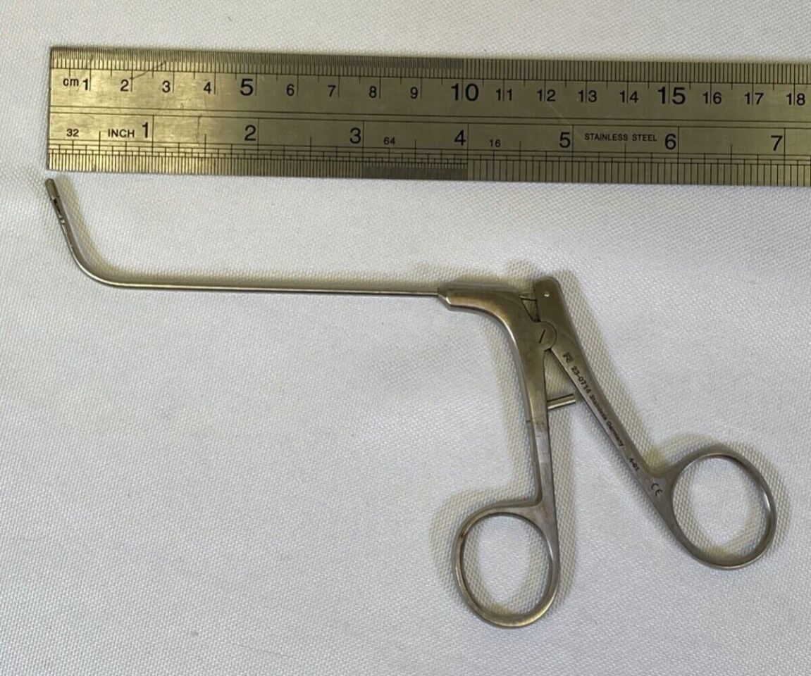 RICHARDS 23-0714 Sinus Punch Forceps Delicate Tissue 70deg Upturned ENT — photo 10
