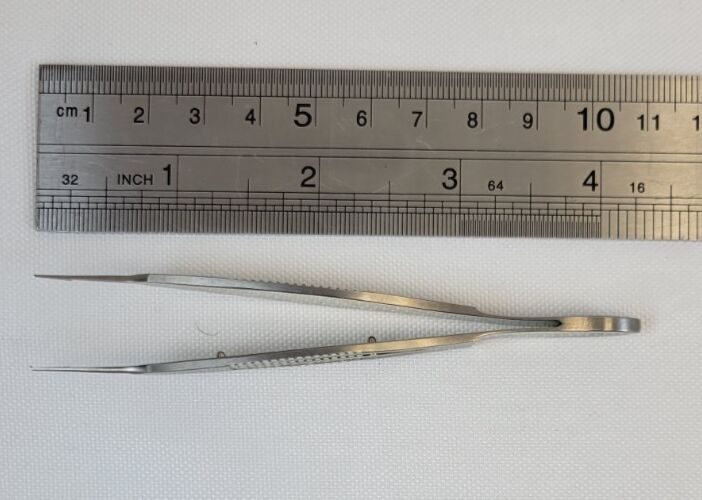 JARIT 355-161 Castroviejo Suture Tying Forceps, 1x2 Teeth, 4.25" Ophthalmology — photo 7
