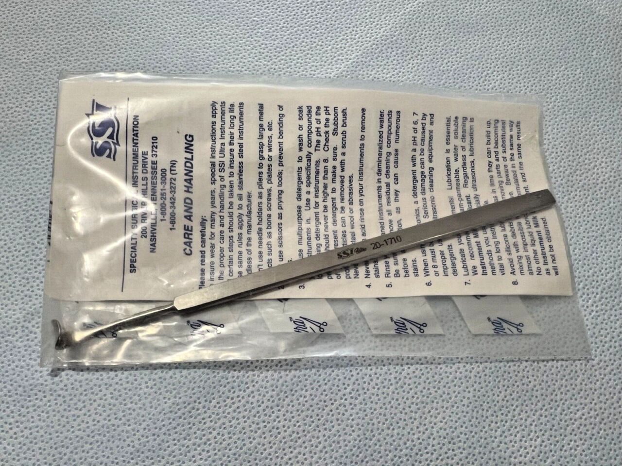 SSI ULTRA 20-1710 10mm X 7-3/4" Cushing Vein Hook — photo 1