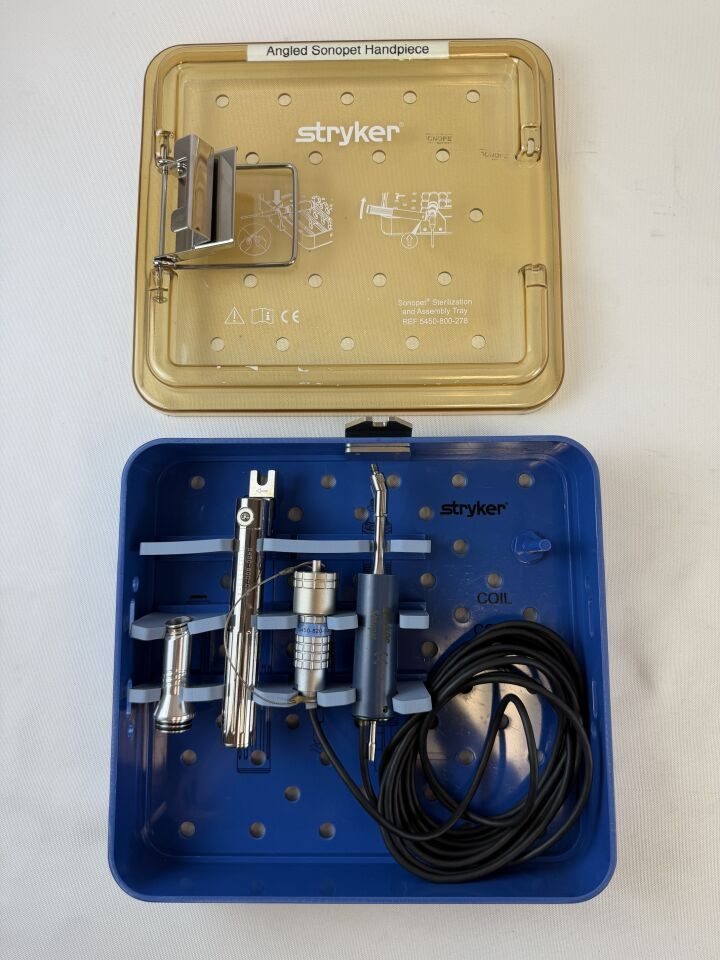 STRYKER 5450-840 Sonopet Ultrasonic Aspirator 25kHz Straight Handpiece Set