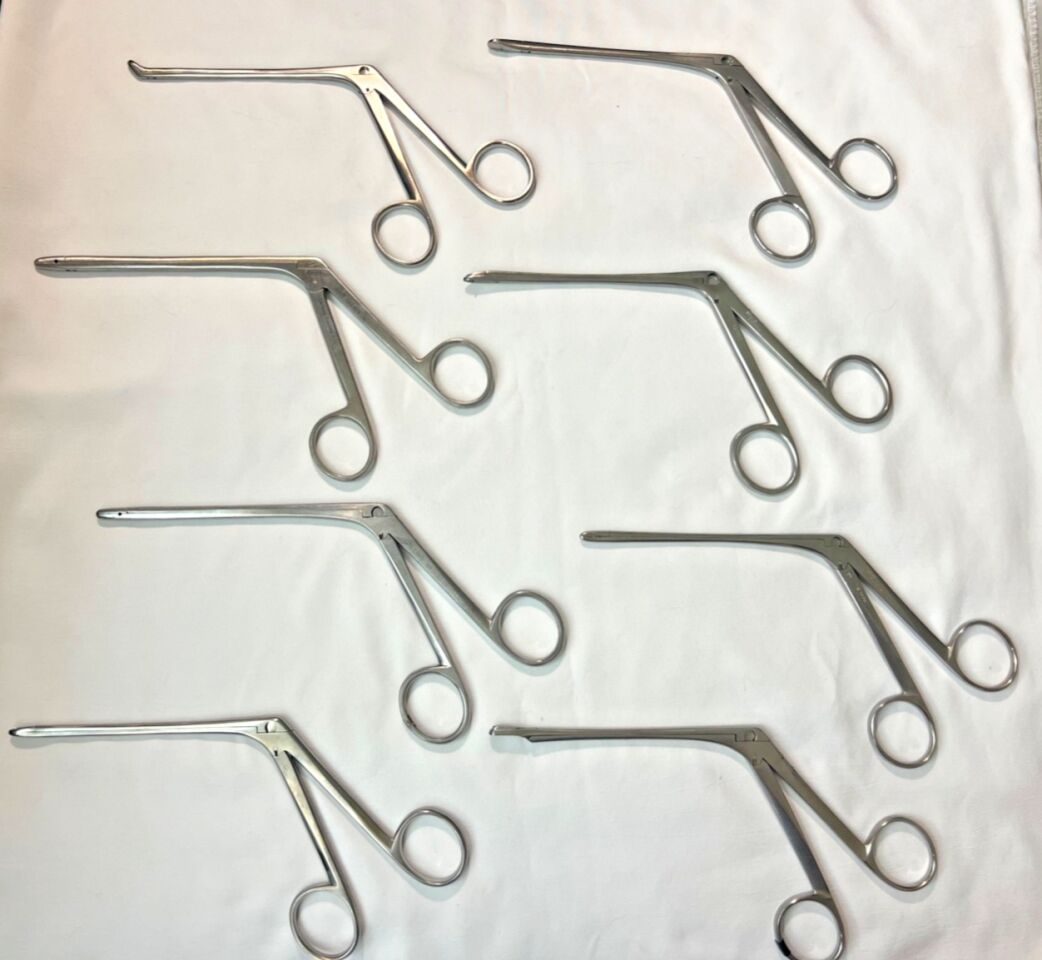 KARL STORZ Straight & Curved Takahashi Forceps Set of 8 ENT — photo 1