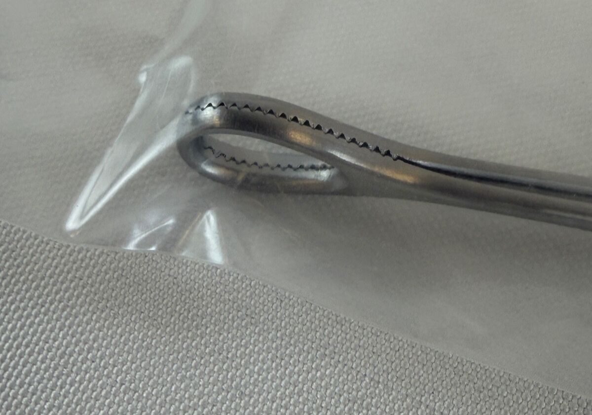 LAWTON  Lot of 9 Foerster Sponge Holding Forceps Straight Serrated Jaws 9.5" — photo 5