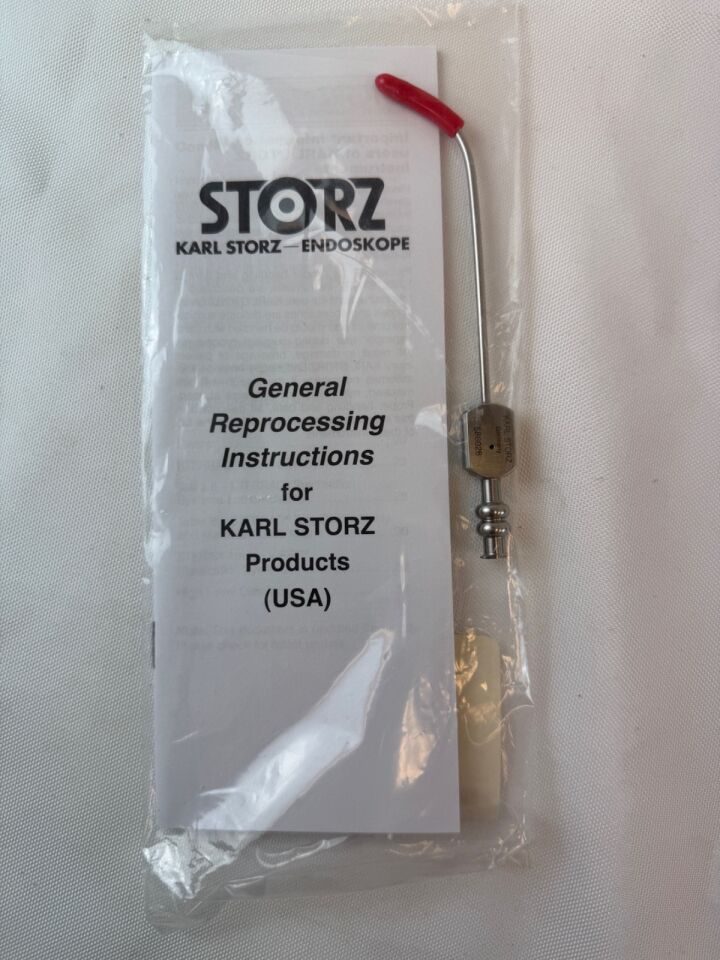 KARL STORZ 586026 Eiken Long Curved Antrum Cannula Luer Lock Thumb 2.5mm x 12.5cm