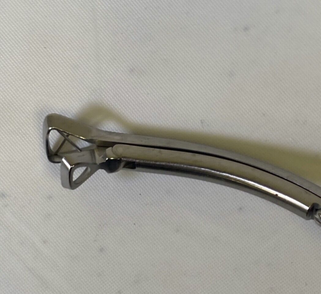 KARL STORZ N6177 Size 1 Curved Up 7mm Triangular Basket 120mm WL Ronis Adenoid Punch Forcep — photo 6