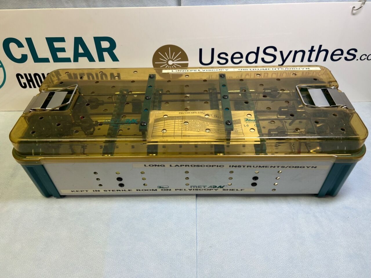 JARIT Various Roto-Lok Pelviscopy Laparoscopic Babcock Instrument Set w/ Case — photo 2
