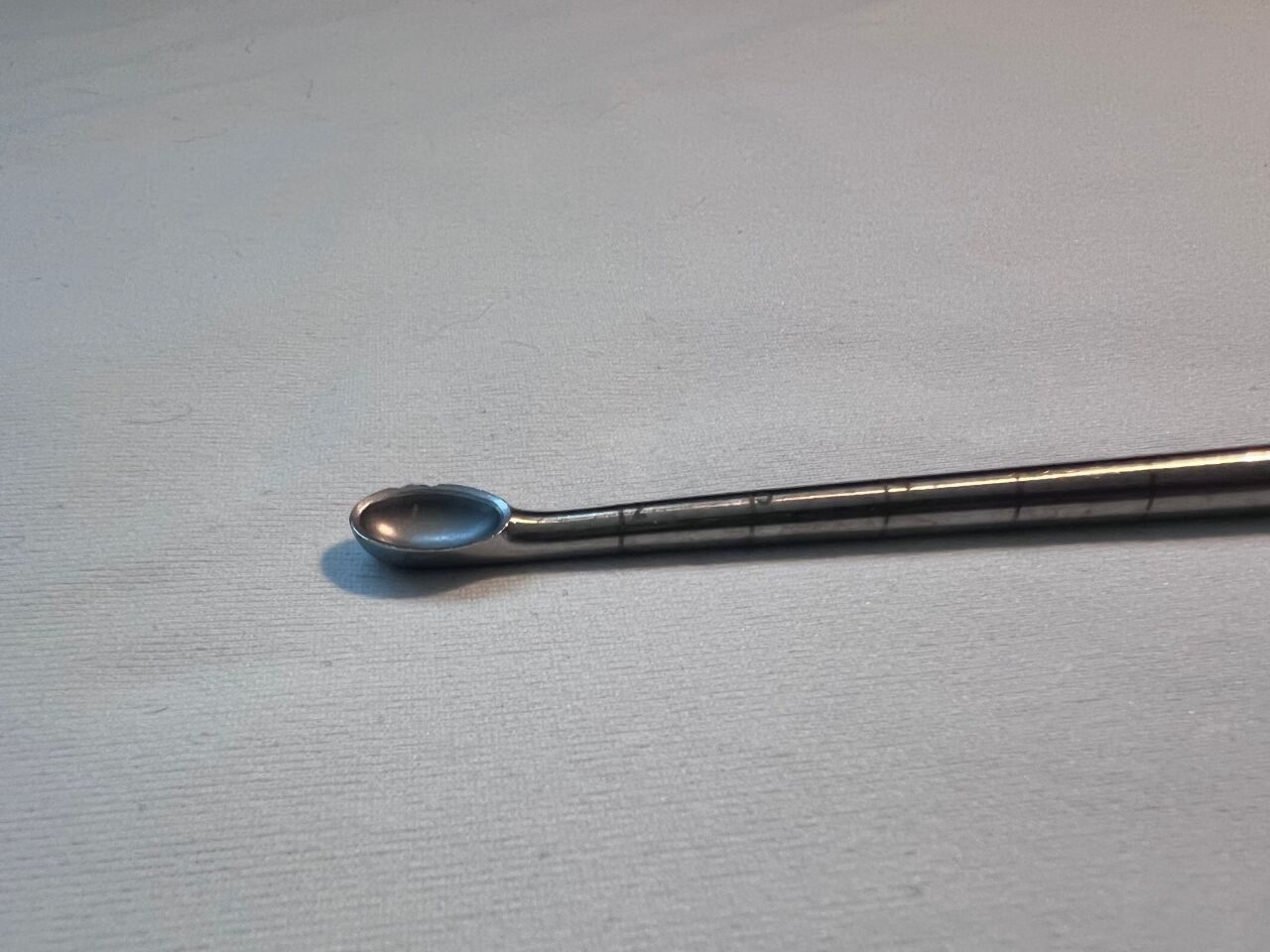 SYNTHES 389.278 Orthopedic 7.5mm Spinal Bone Curette Straight — photo 2