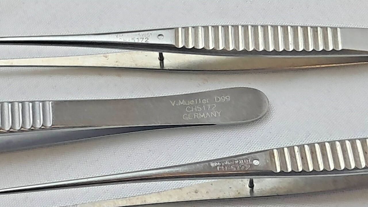 V. MUELLER CH5172 Potts-Smith Dressing Forceps, Lot of 3 — photo 3