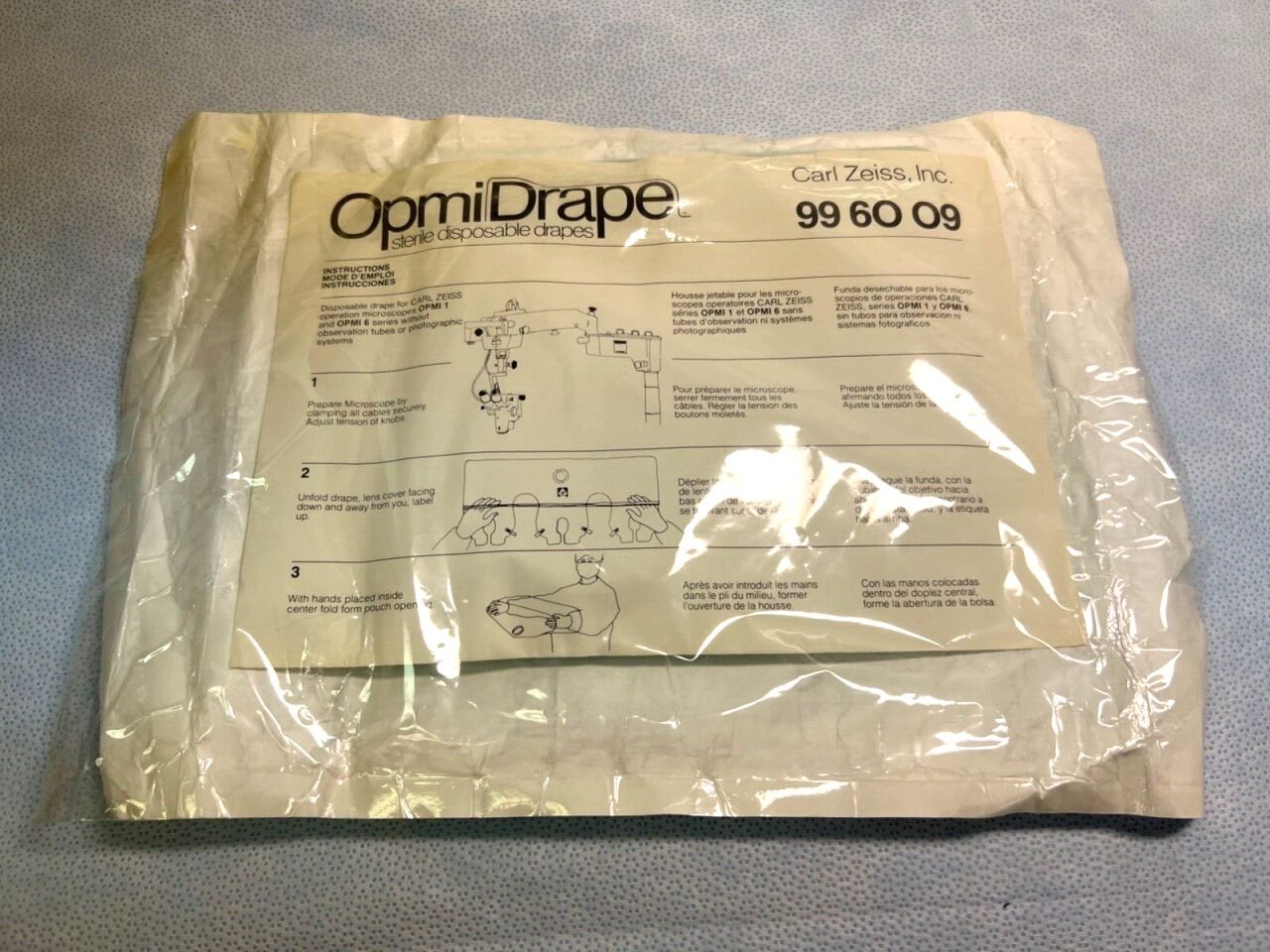 CARL ZEISS  Lot of 3 OPMI Drape Sterile Disposable Drapes For OPMI 1 & OPMI 6 — photo 3