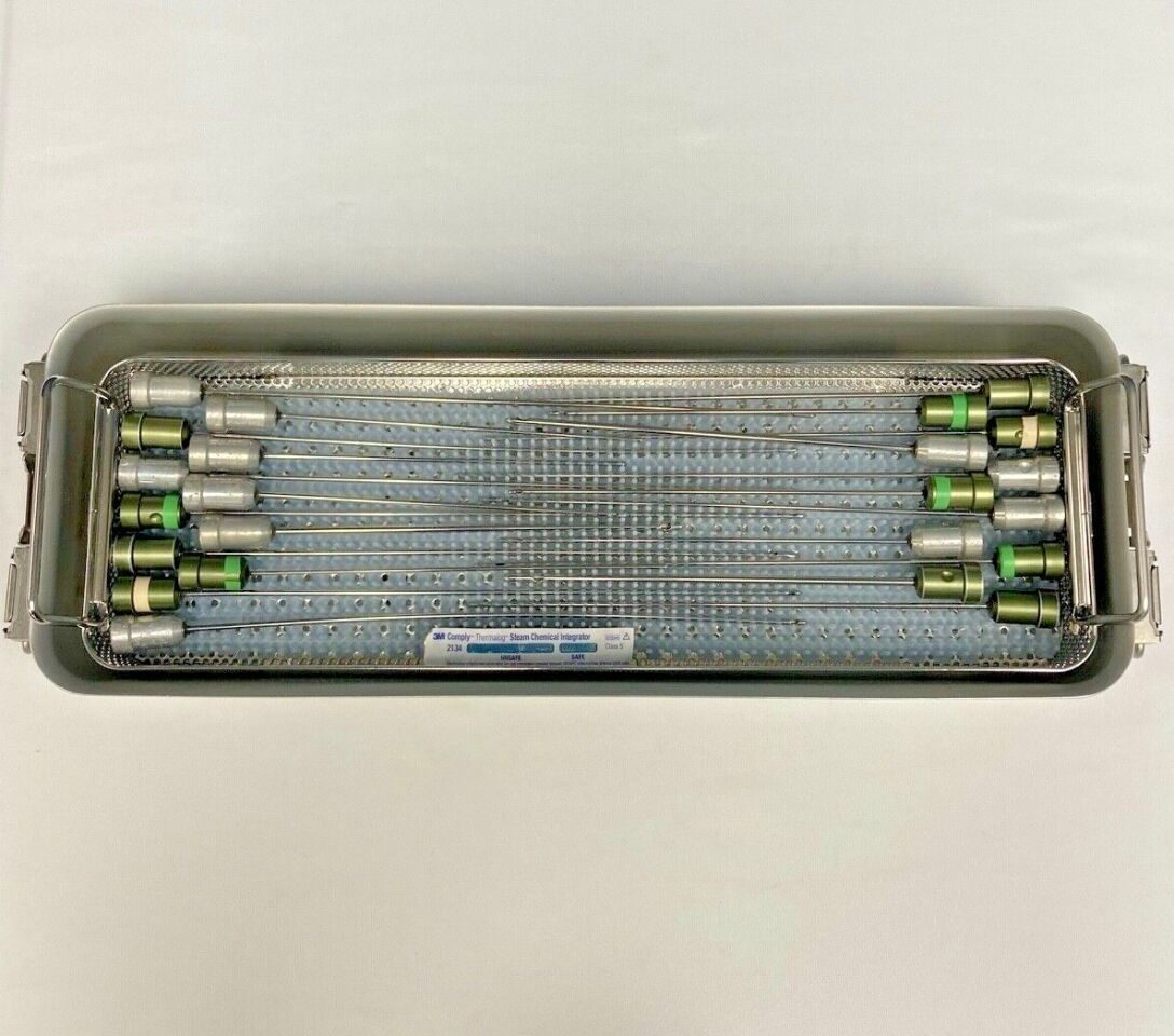 VARIOUS  Assorted Gauge & Length Tulip Liposuction Cannulas w/ Case — photo 9