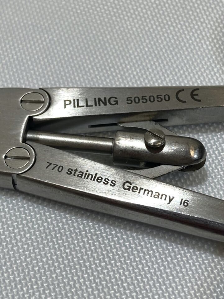 PILLING WECK 505050 4mm X 50cm Circular Cup Laryngeal Biopsy Forceps ENT — photo 3