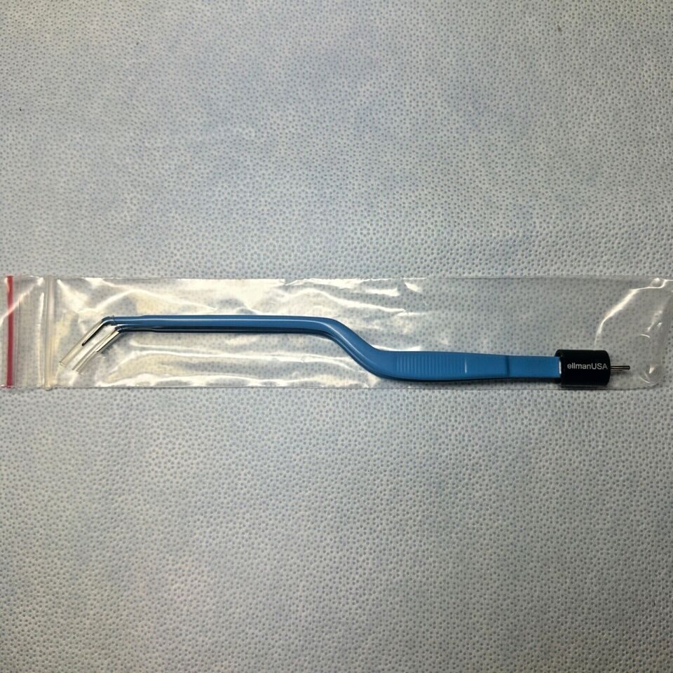 ELLMAN J7D 110-320-10 DN Gerald Bayonet Bipolar Forceps Down Angled 1.0mm x 7.25" — photo 5