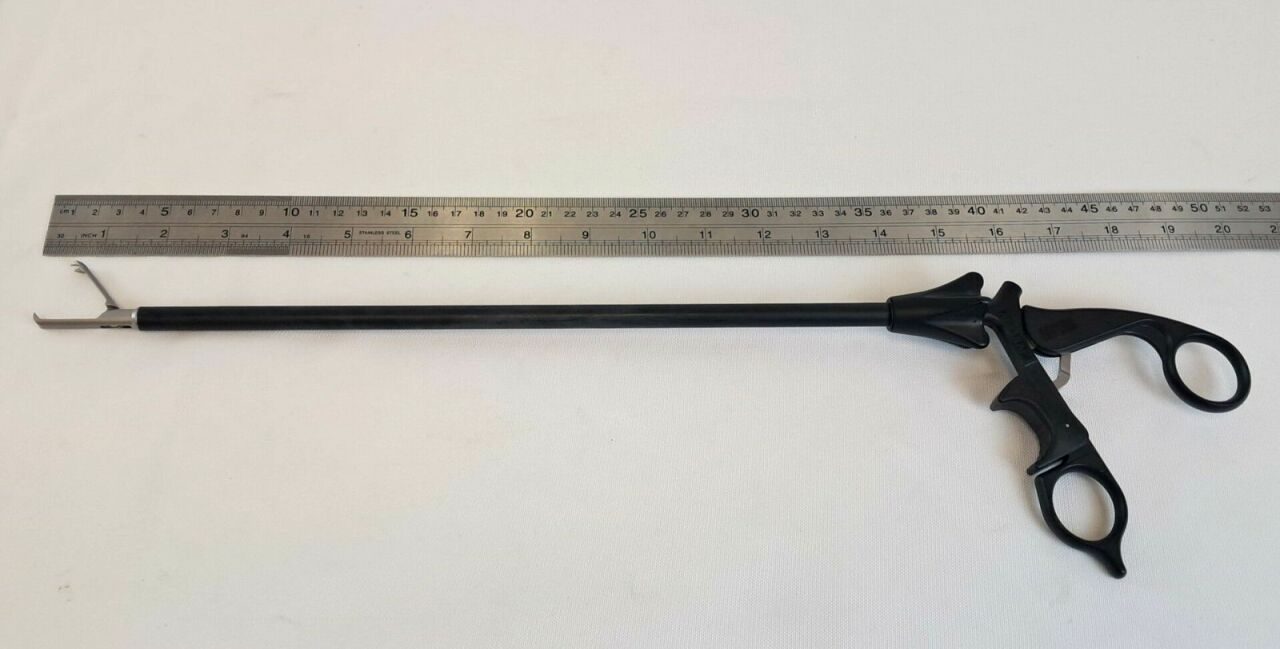 AESCULAP PO623R / PO951R ADTEC Monopolar Claw Grasper Forcep 2x3 Teeth 10mm Handle — photo 2