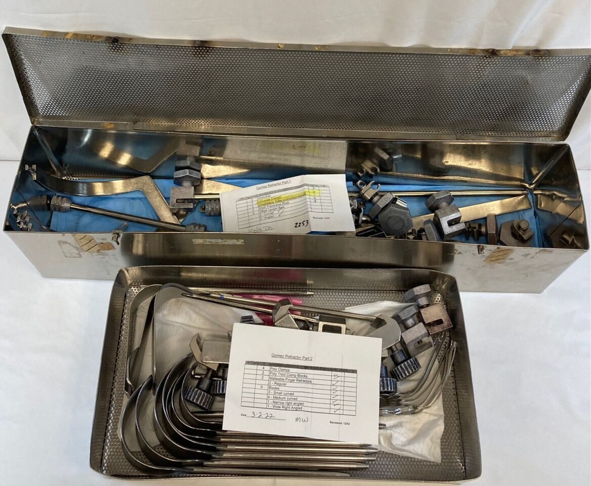 PILLING WECK Gomez Table Mounted Retractor System w/ Cases   Blades Orthopedic — photo 1