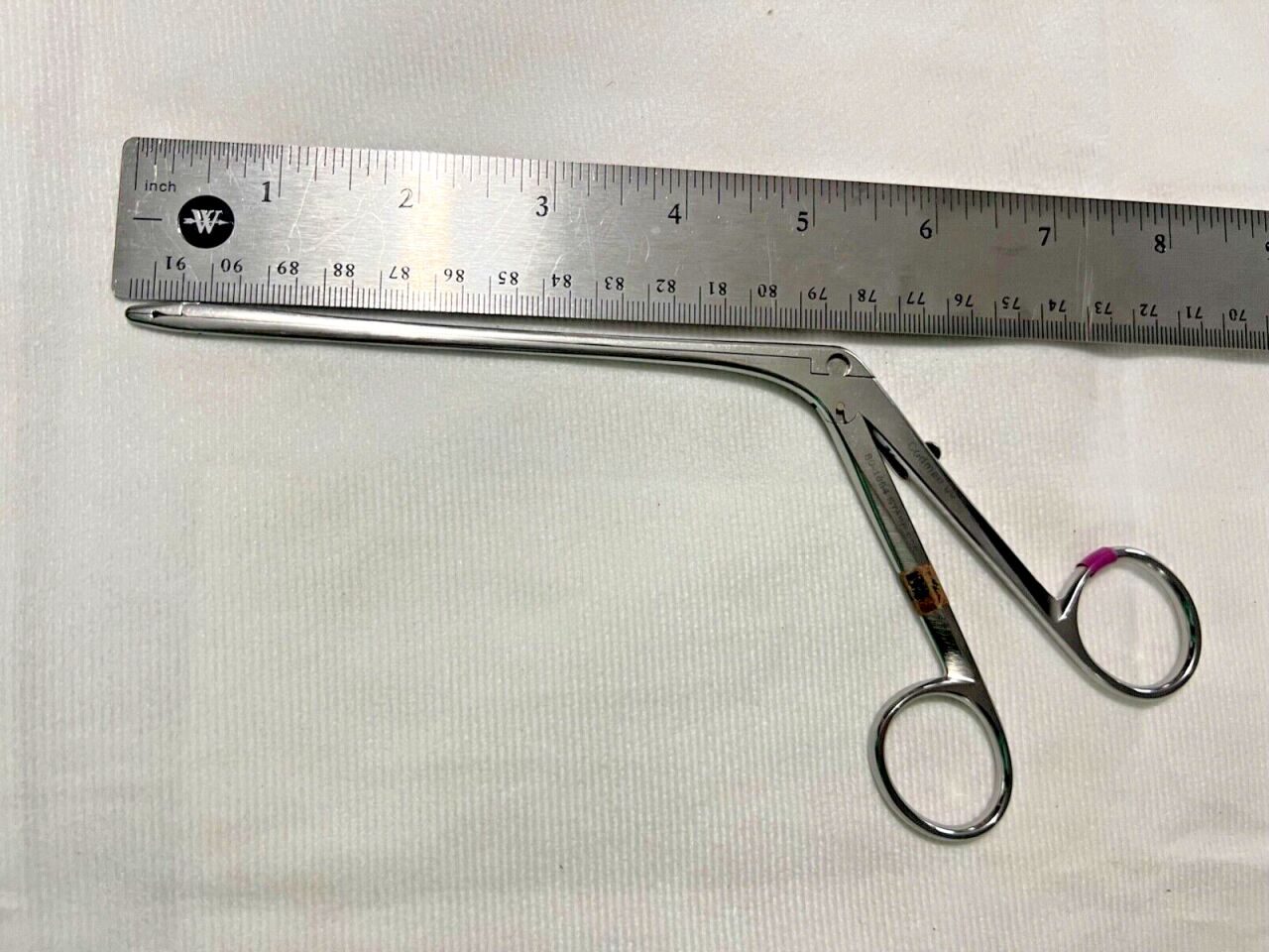 CODMAN 80-1654 Williams Discectomy Forceps 2mm Bite Single Tooth 5-1/2" Length — photo 7