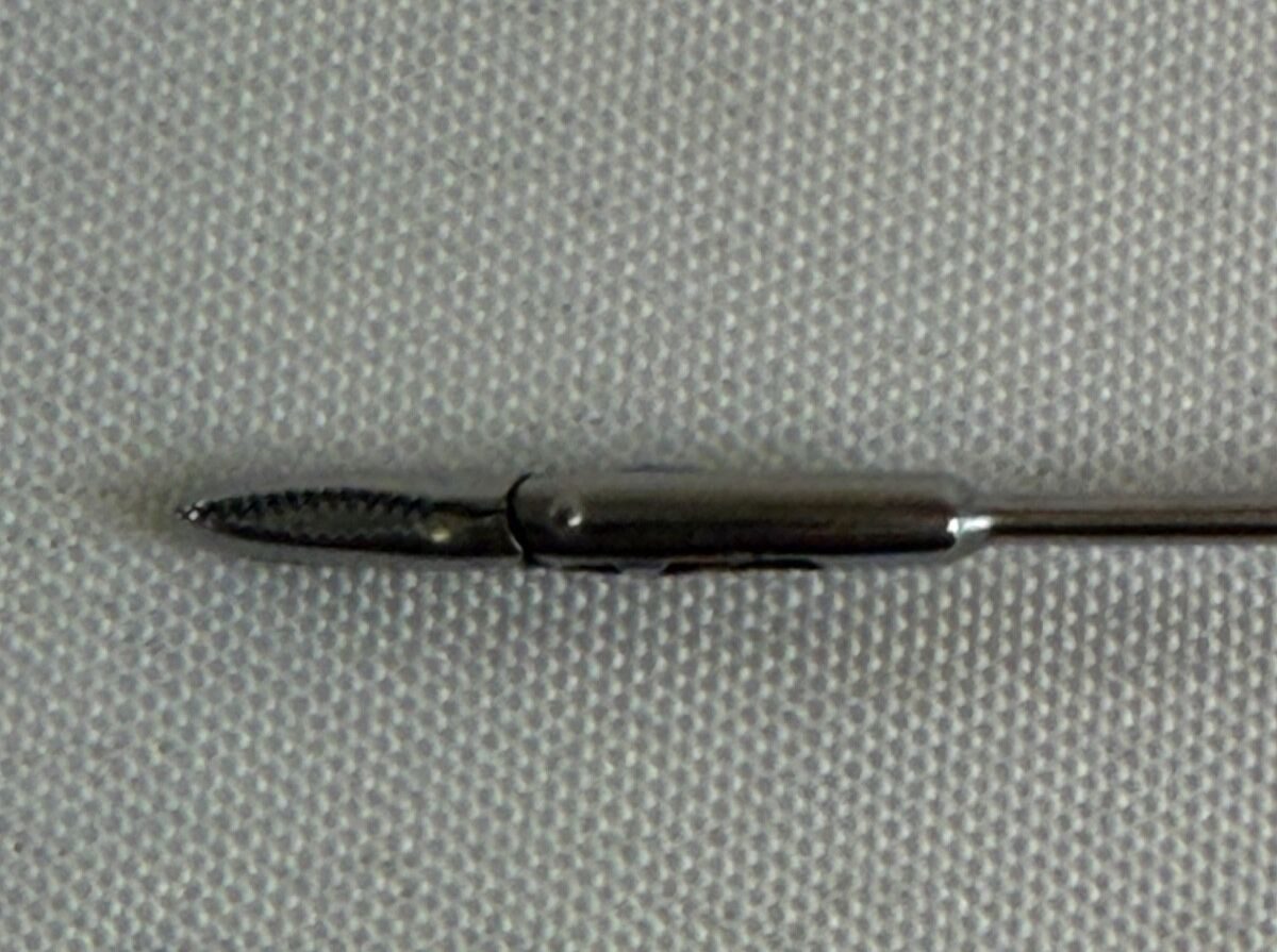 KARL STORZ 10372KL Double Action Jaw Peanut Forceps 1.5mm x 35cm ENT Laryngeal — photo 6