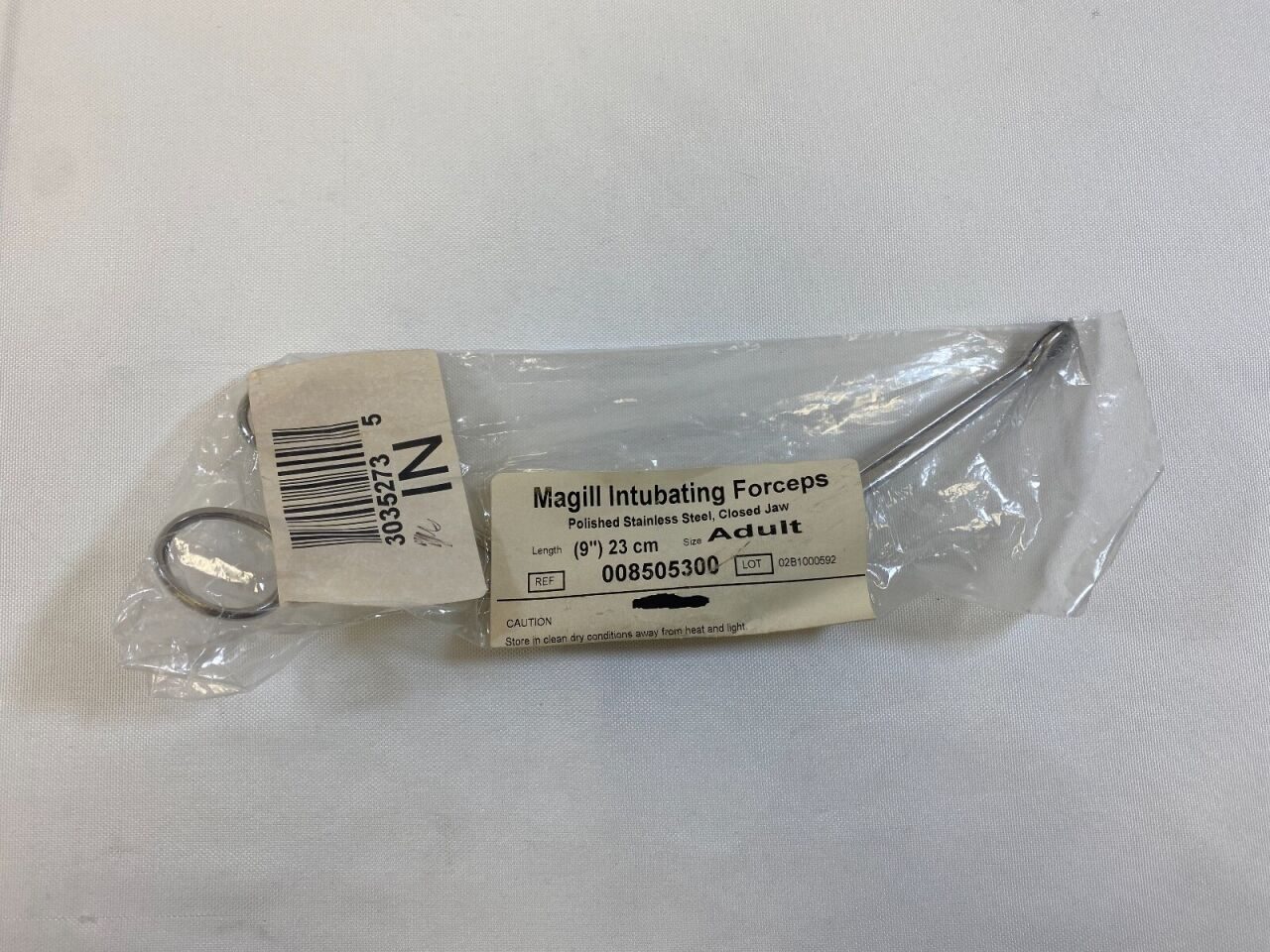 MAGIL 8505300 Intubation Forceps Closed Jaw 23cm — photo 1