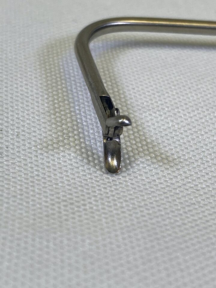 R. WOLF 8211.195 Double Spoon Forceps 100deg Upward Curve Small Horizontal Jaw — photo 5