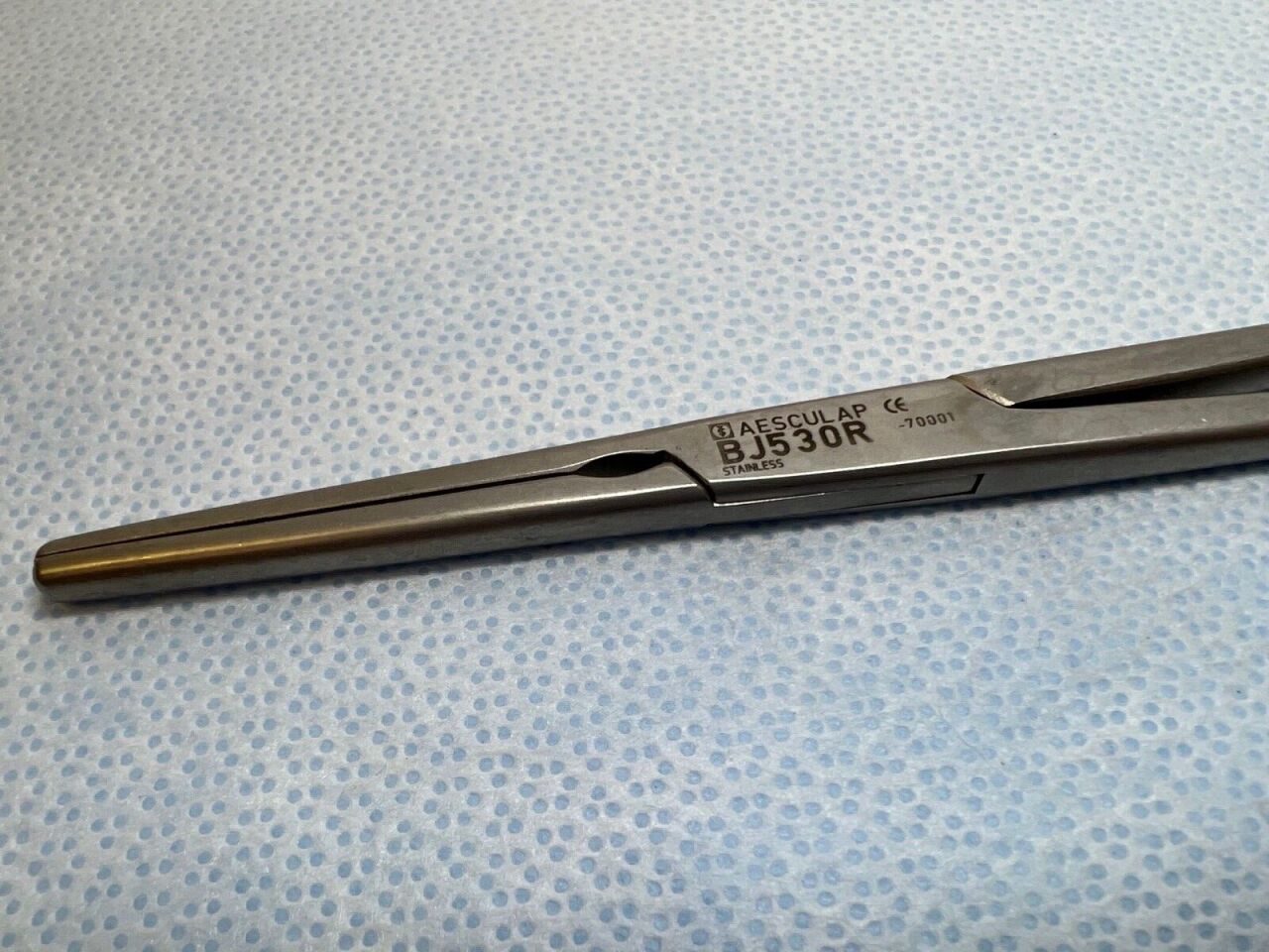 AESCULAP BJ530R Haeney Atraumatic Hysterectomy Retractor Straight Jaw 9" — photo 2