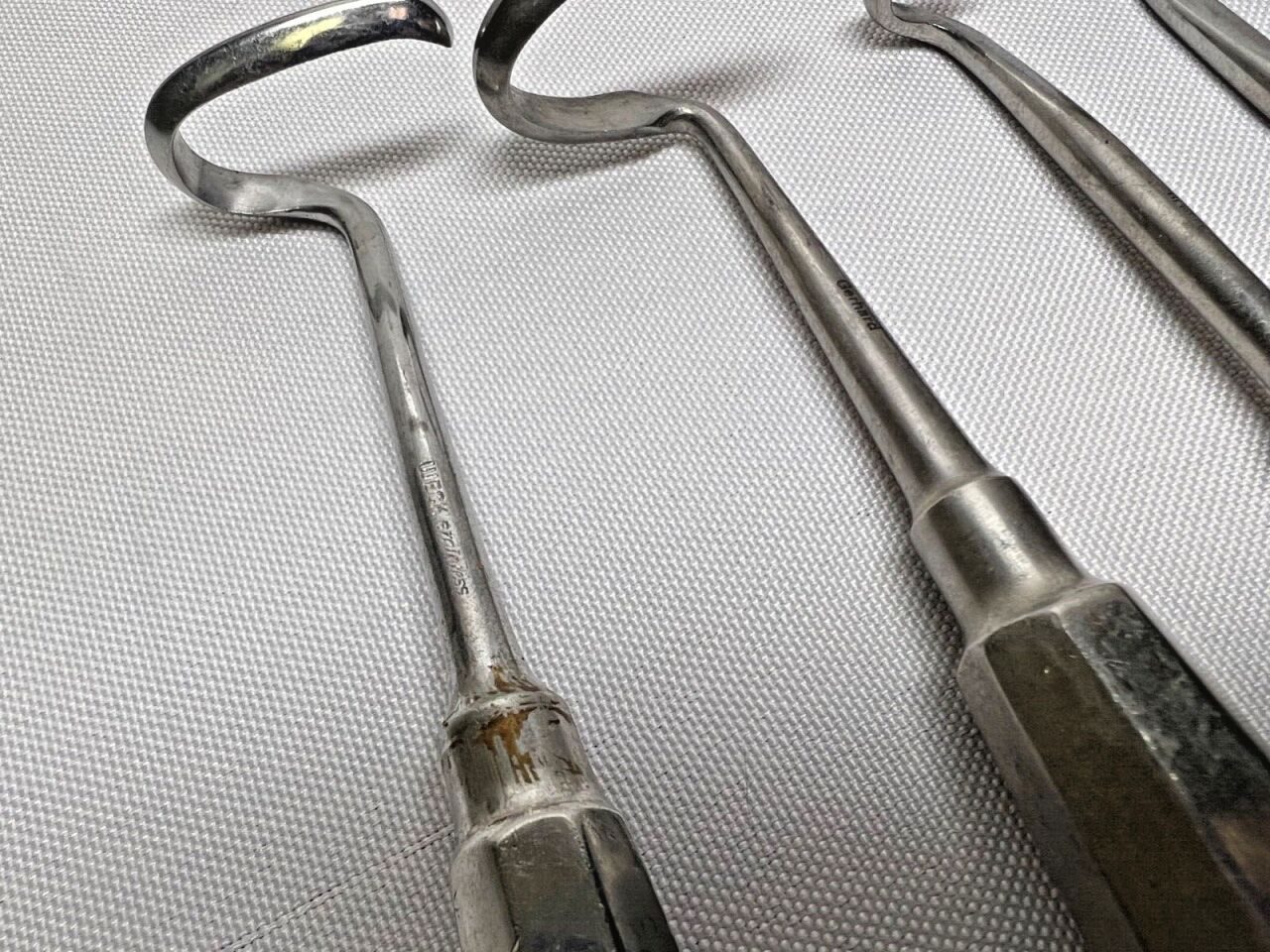 WECK Lot of 6 German Stainless Tiemann Left & Right Sides Rasp Instruments — photo 3
