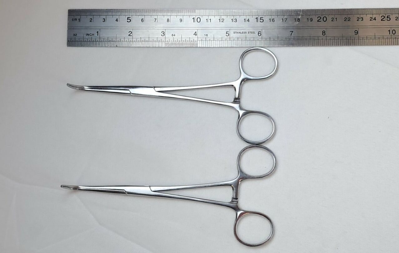 JARIT 140-224 Lot of 2 Mixter Forceps, Thoracic 6-1/4in. — photo 5