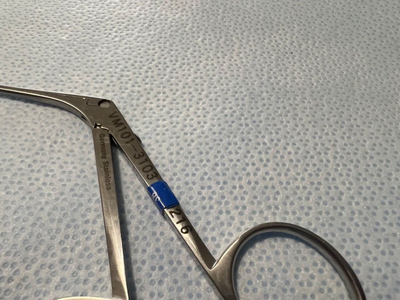 V. MUELLER VM101-3103 Micro Surgical Serrated Forceps Curved Left ENT — photo 5
