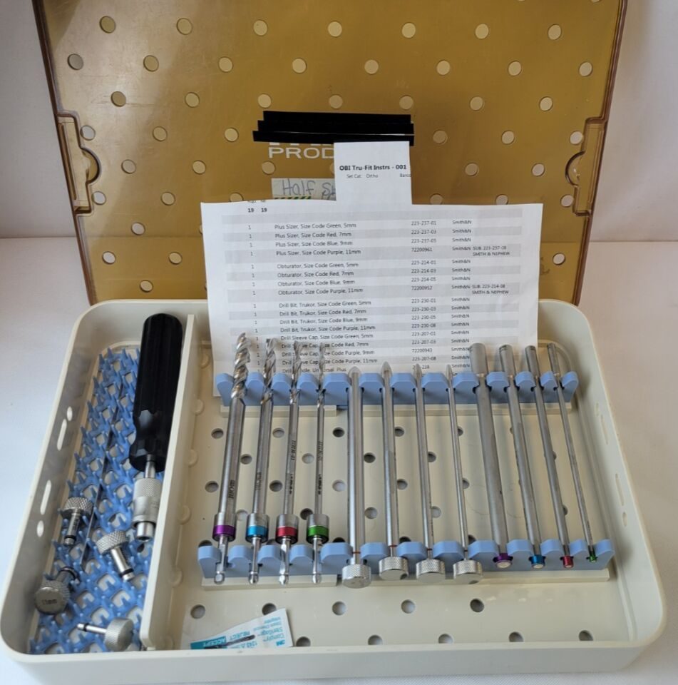 SMITH & NEPHEW OBI Tru-Fit 19 Pc. Instruments Set w/ Case — photo 3