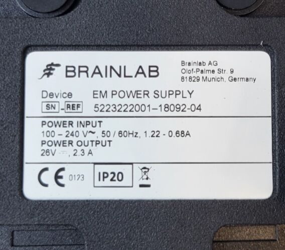 BRAINLAB 18092-04 Power Supply — photo 4